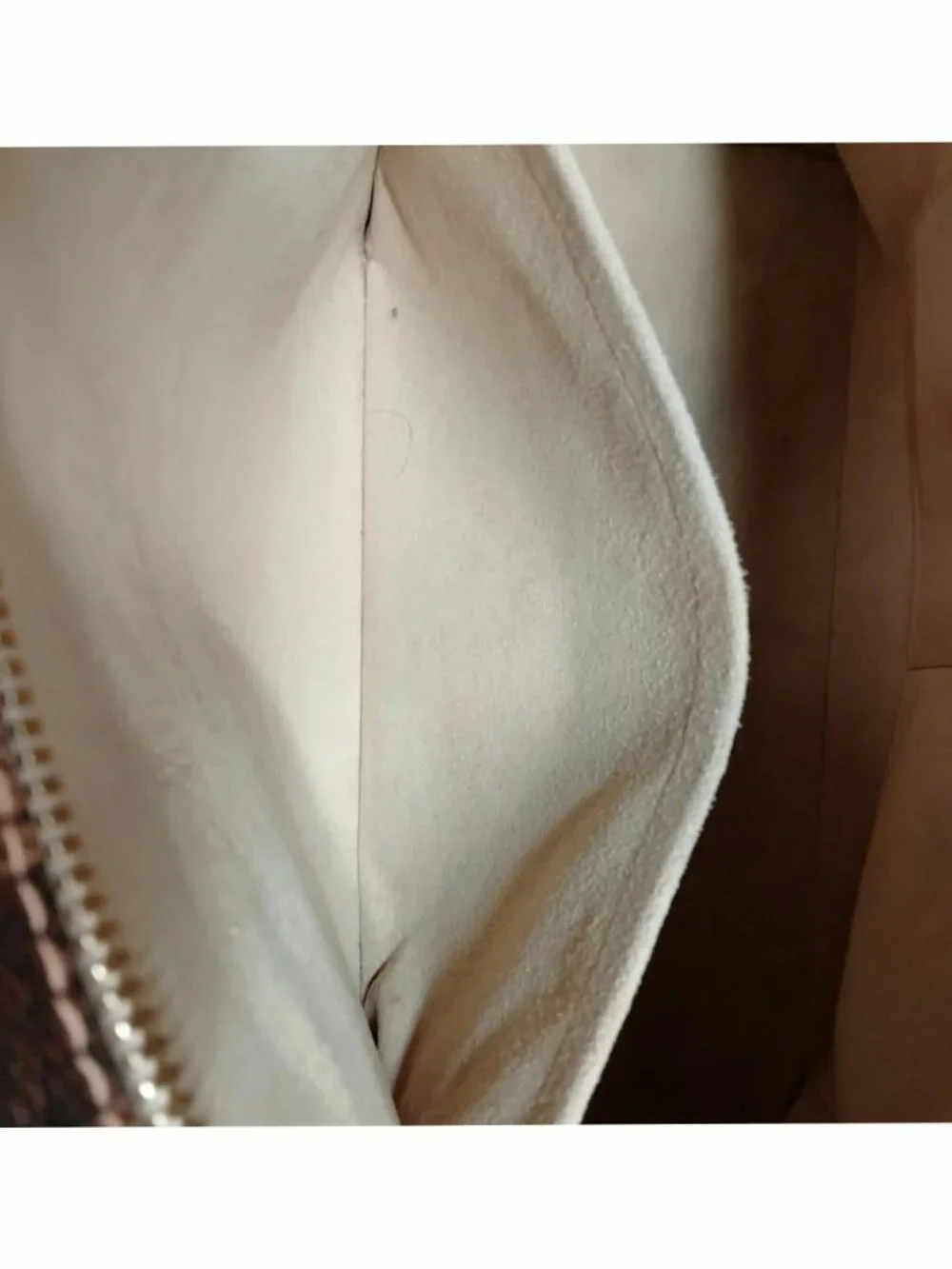 Authentic Louis Vuitton Jersey Damier Ebene Crossbody Tote Bag - Picture 16 of 16